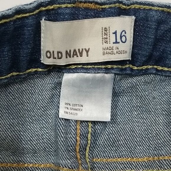 Old Navy Kids Jean Capris Sz 16 Girls - Picture 2 of 5